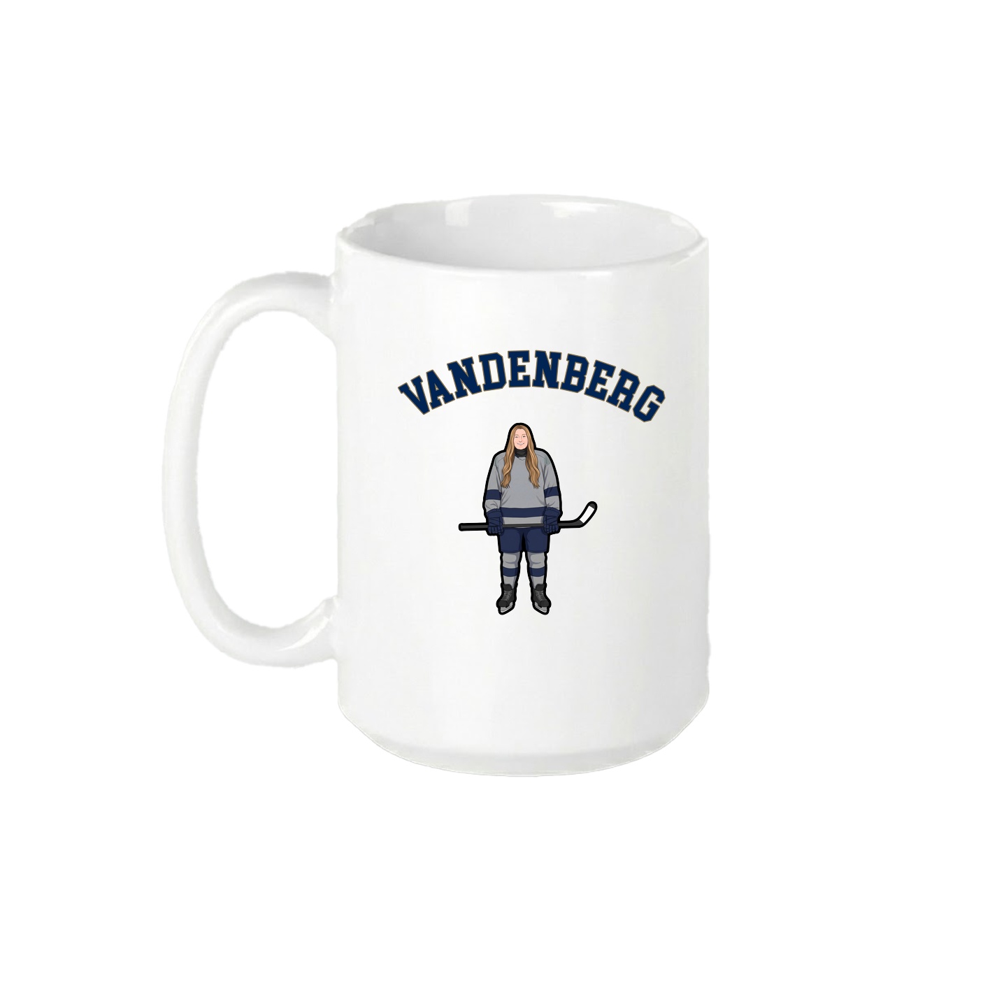 15oz Coffee Mug — Shirsey Arch in White