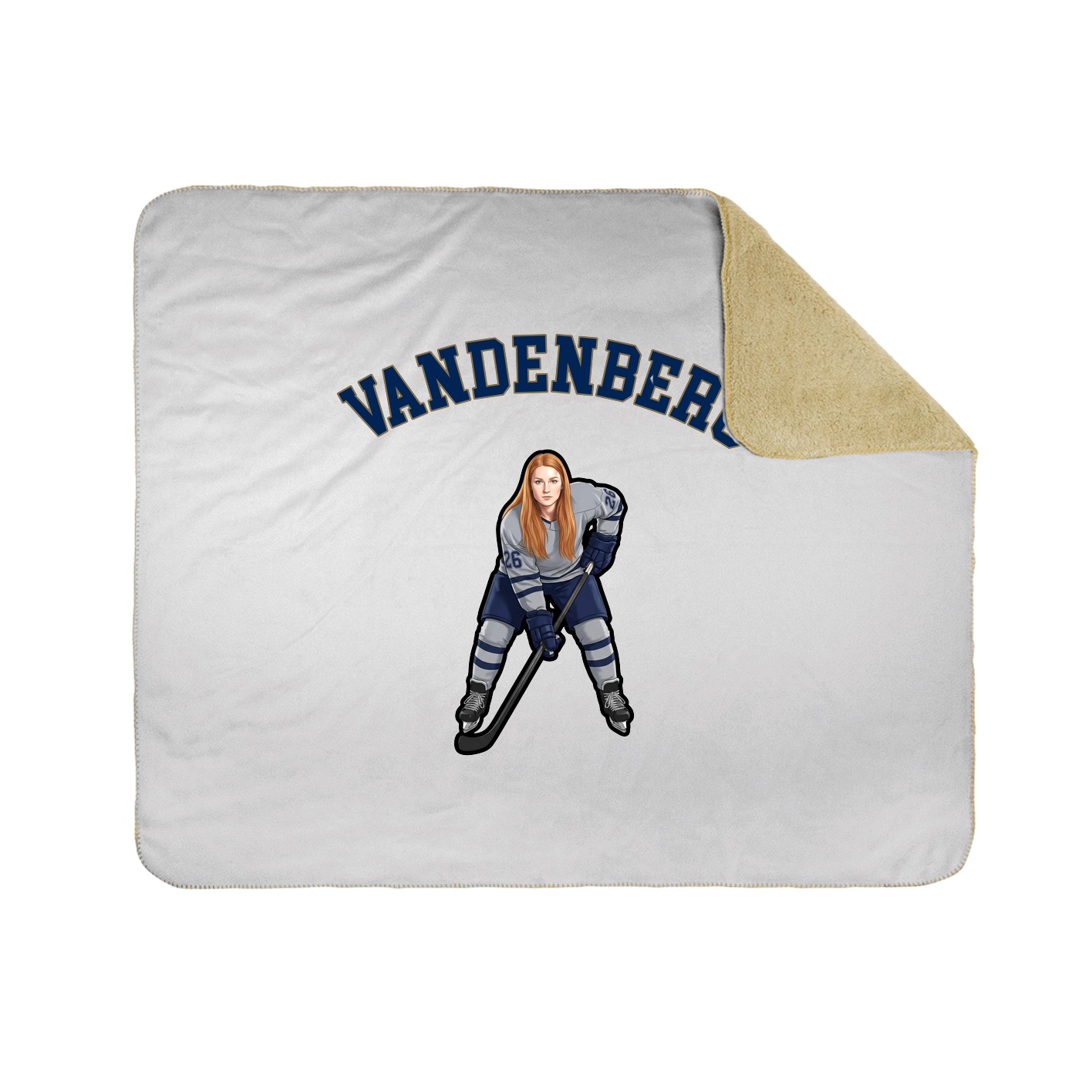 Throw Blanket — Shirsey Arch in White