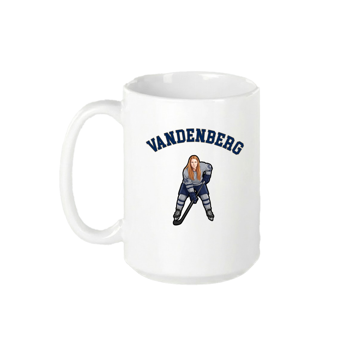 15oz Coffee Mug — Shirsey Arch in White