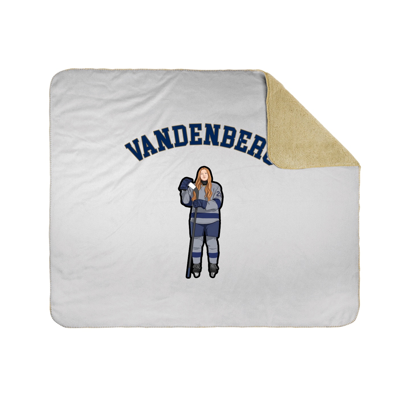 Throw Blanket — Shirsey Arch in White