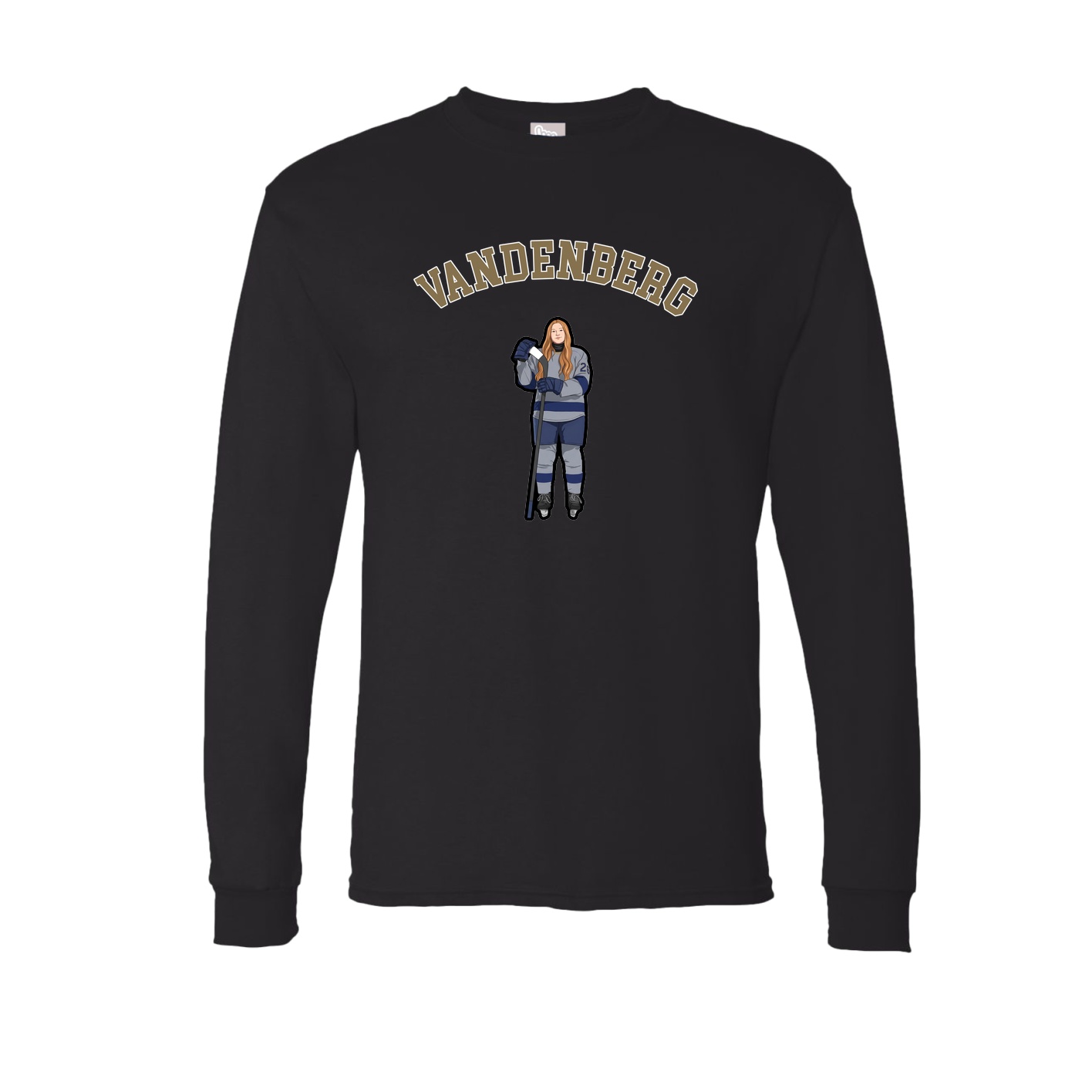 Long Sleeve Tee — Shirsey Arch in Black