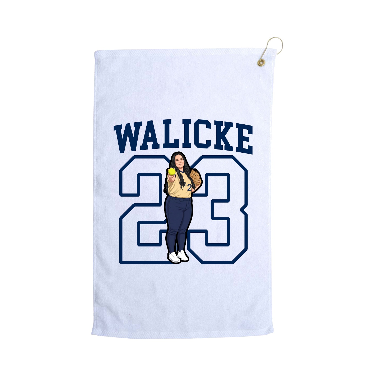 Golf Towel — Shirsey in White