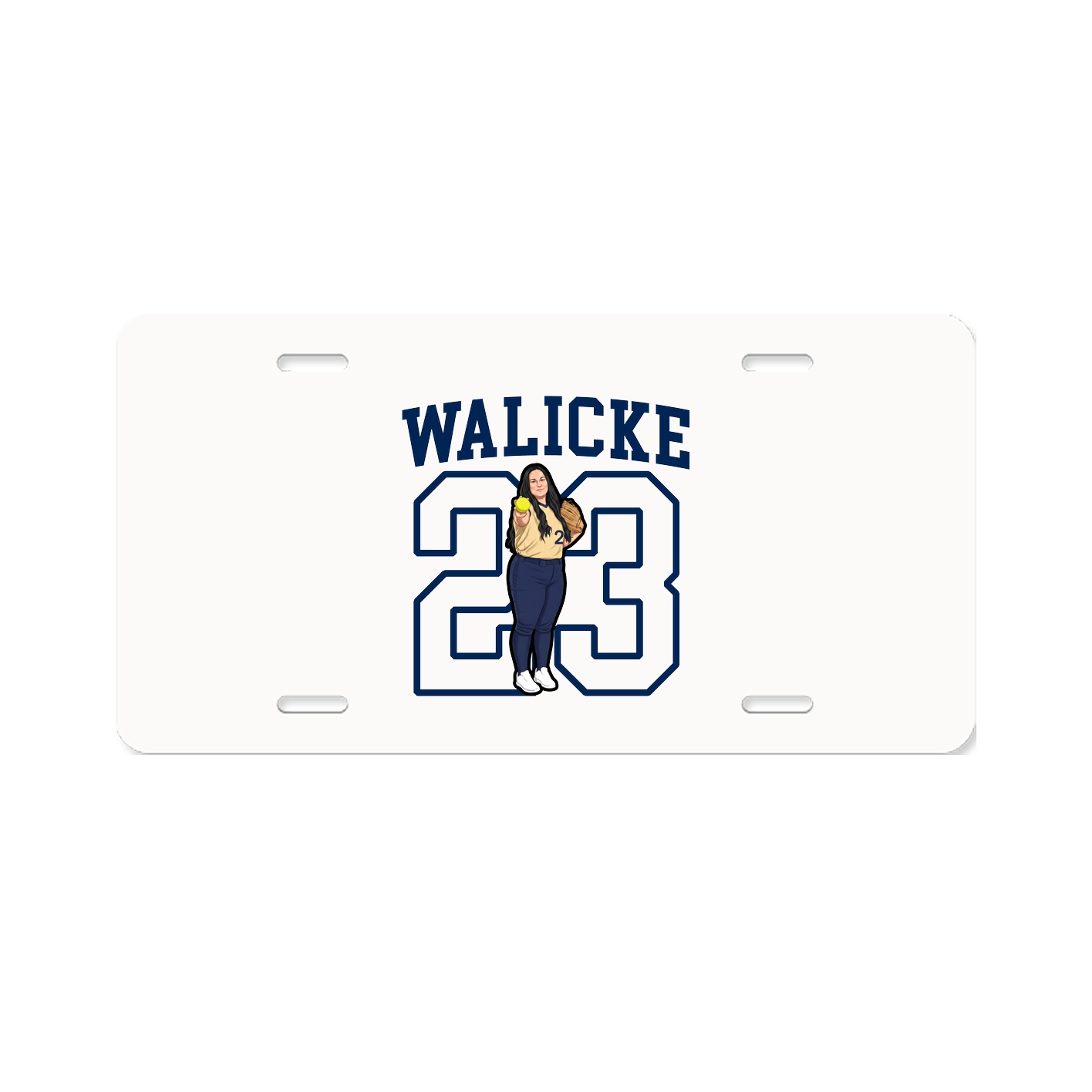 License Plate — Shirsey in Classic