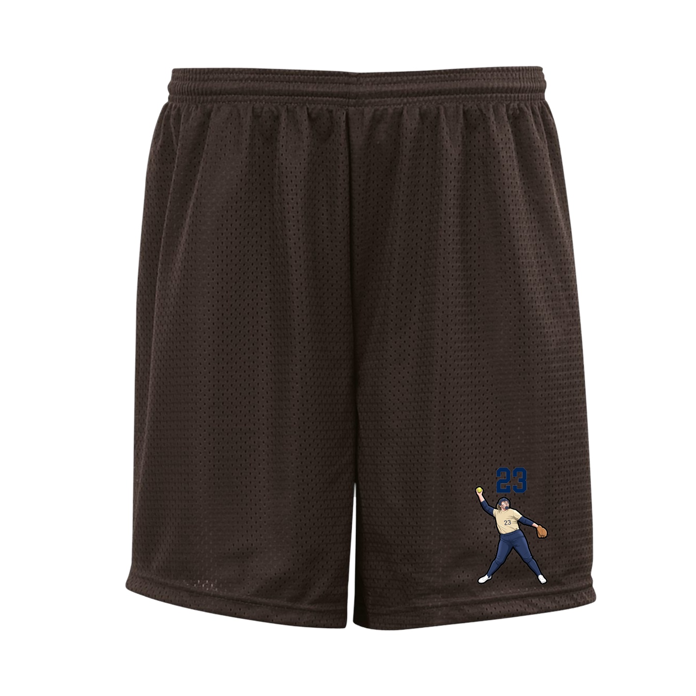 Shorts — Number Top in Brown