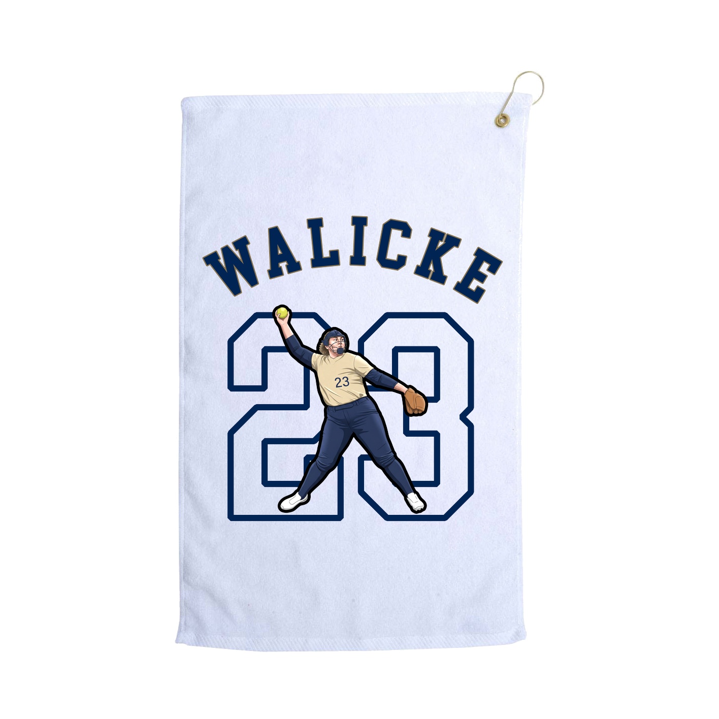 Golf Towel — Shirsey Arch in White