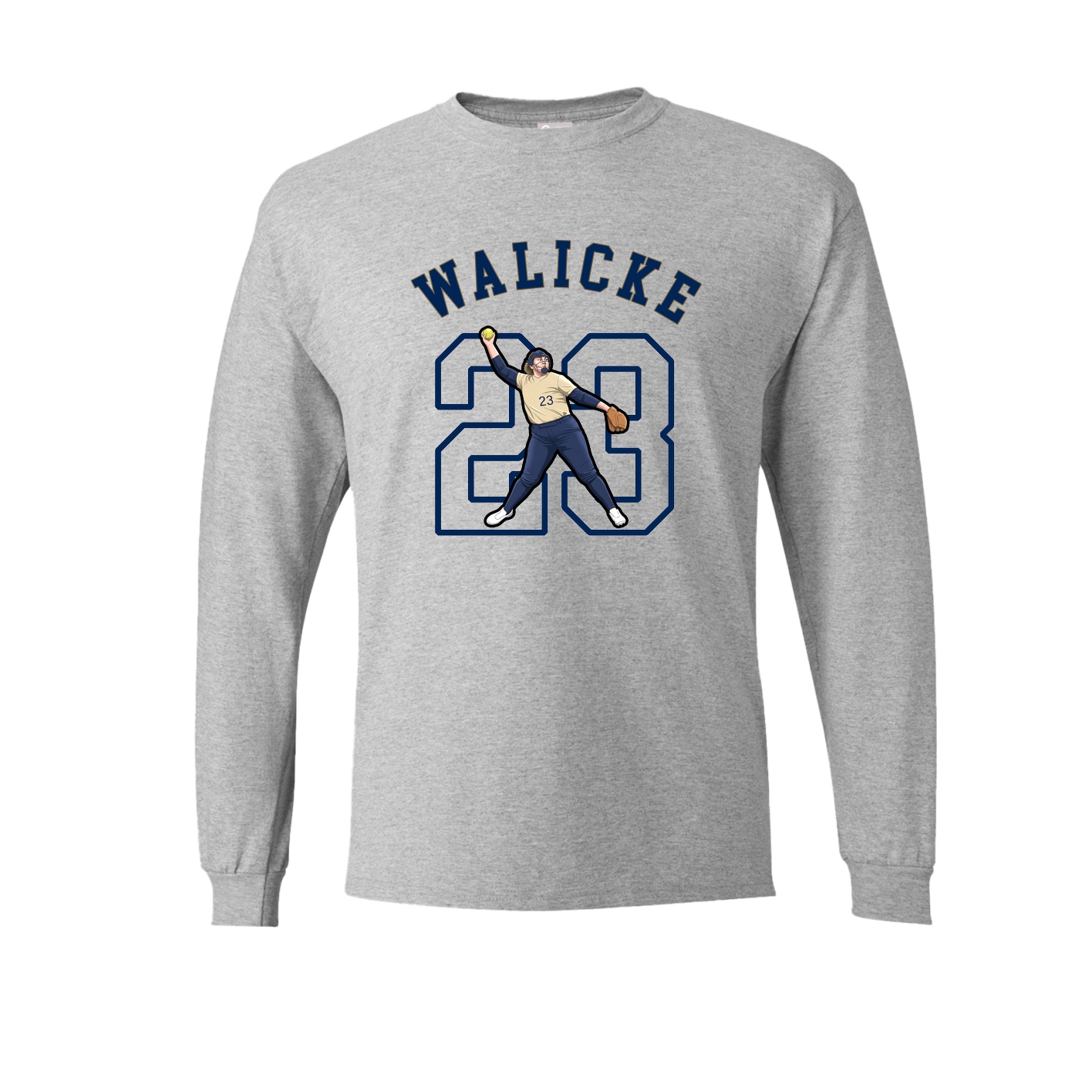 Long Sleeve Tee — Shirsey Arch in Grey