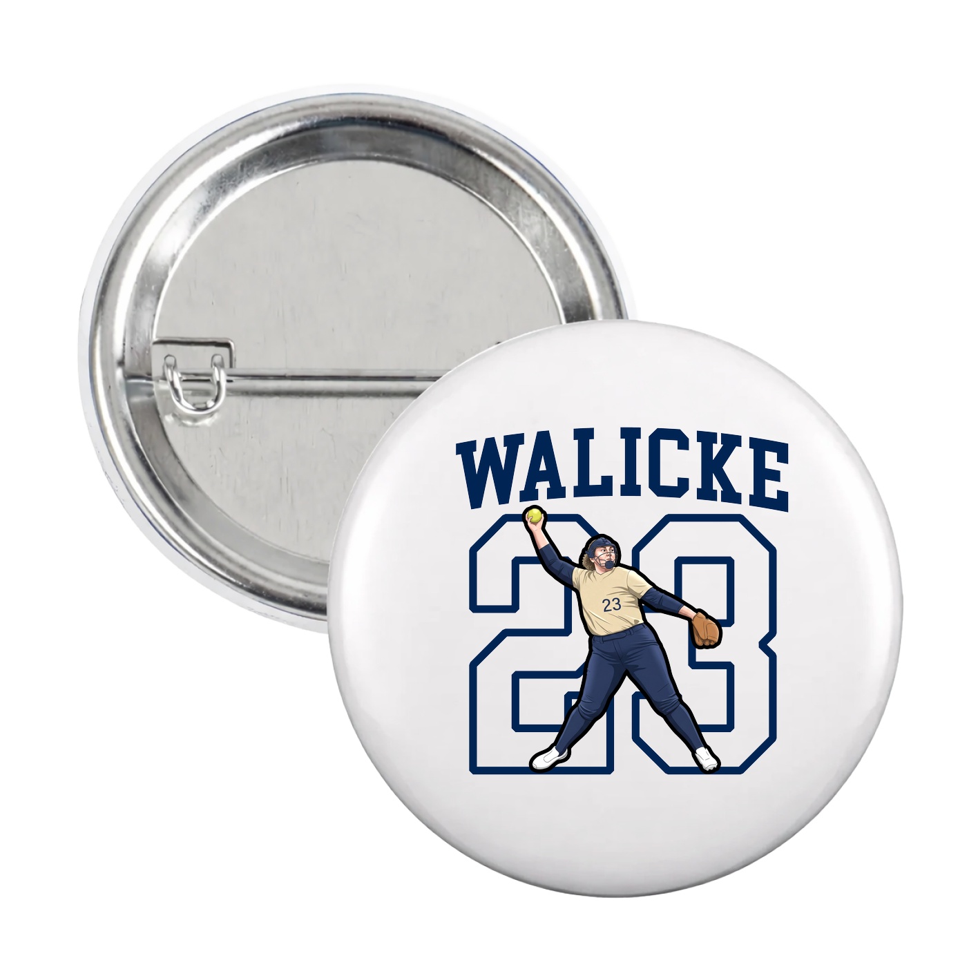 Game Day Button — Shirsey in White