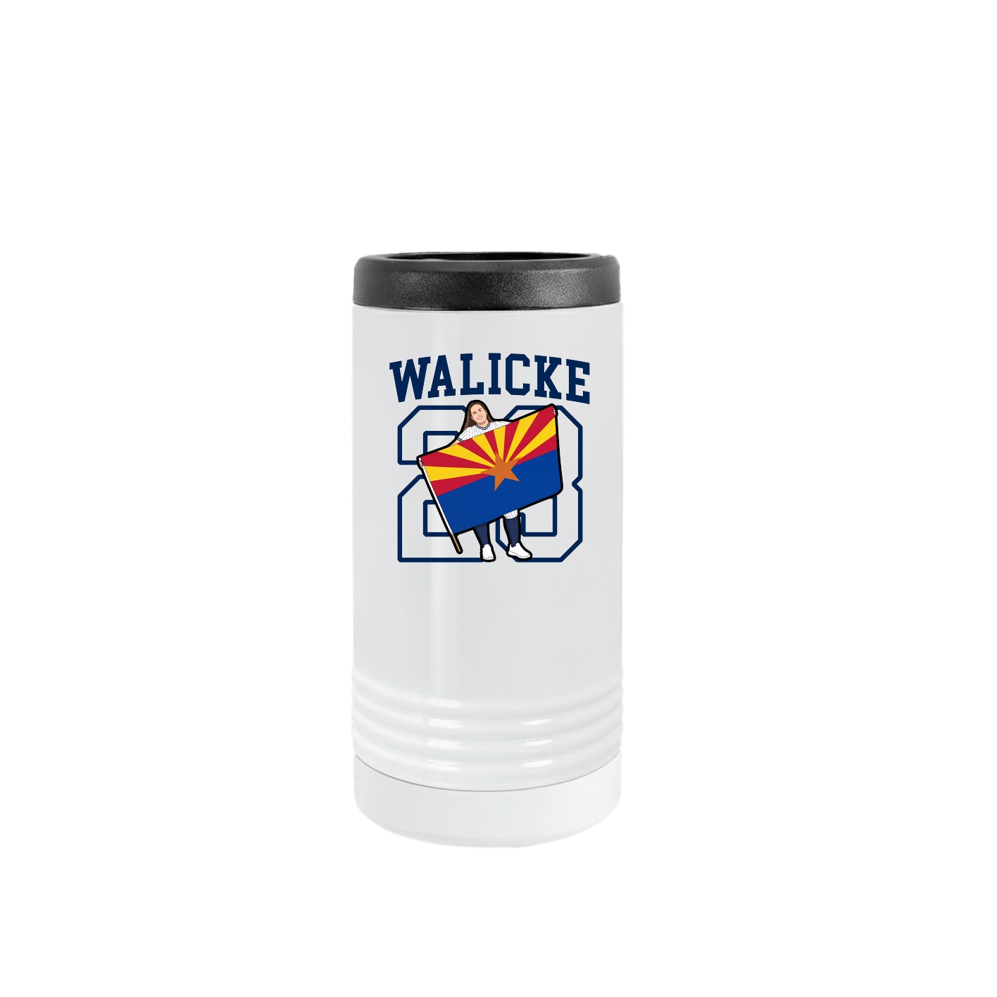 Slim Beverage Holder — Shirsey in White
