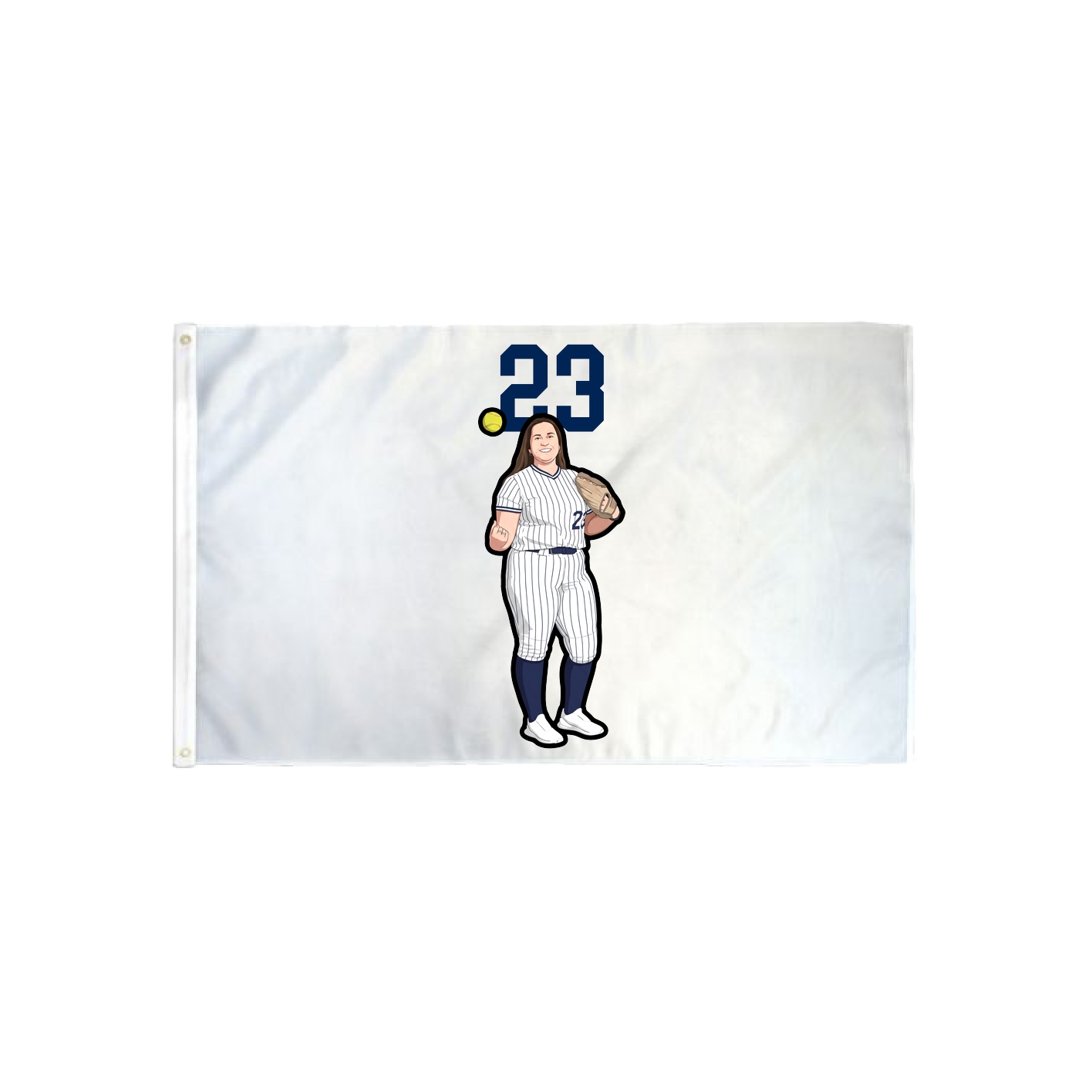 3x5 Flag — Number Top in Classic