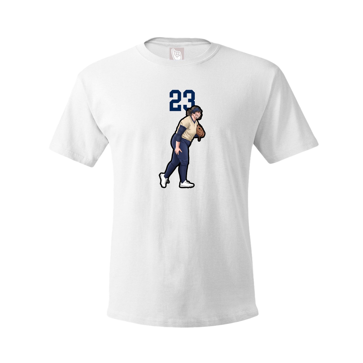 Tee — Number Top in White