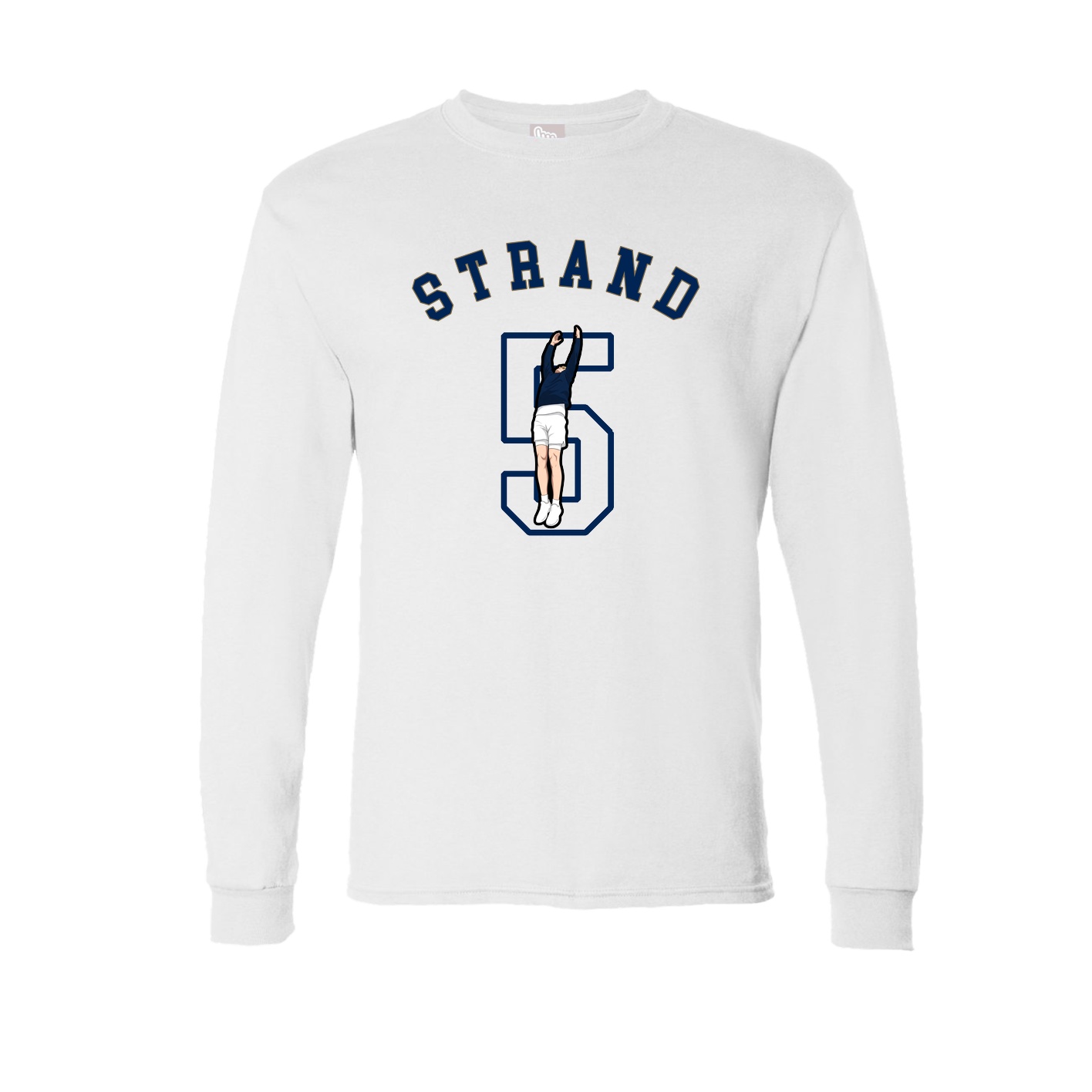 Long Sleeve Tee — Shirsey Arch in White