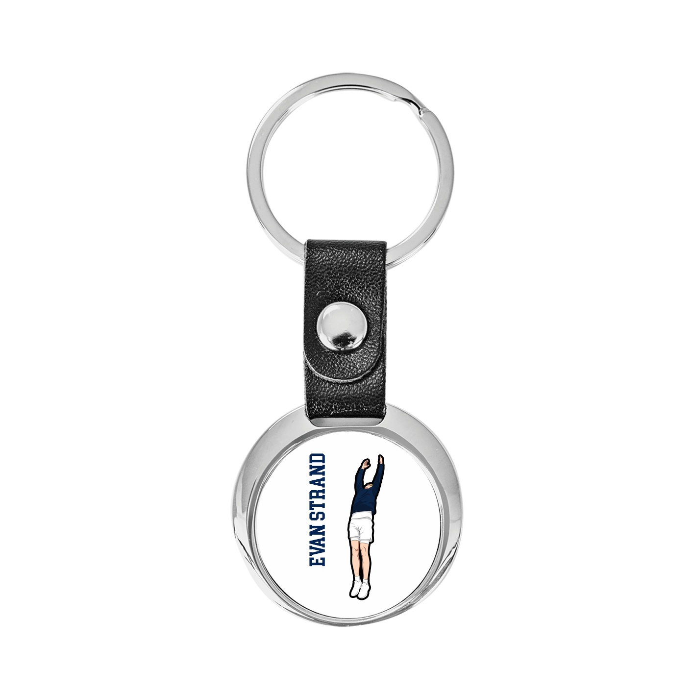 Key Chain — Name Vertical in Classic
