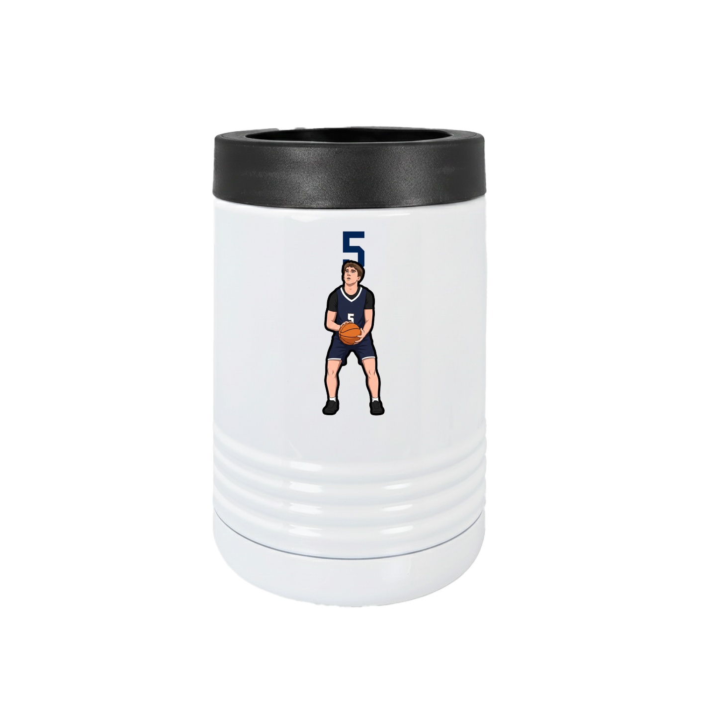 Beverage Holder — Number Top in White