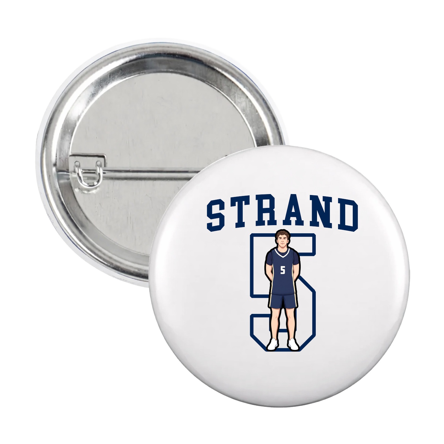 Game Day Button — Shirsey in White
