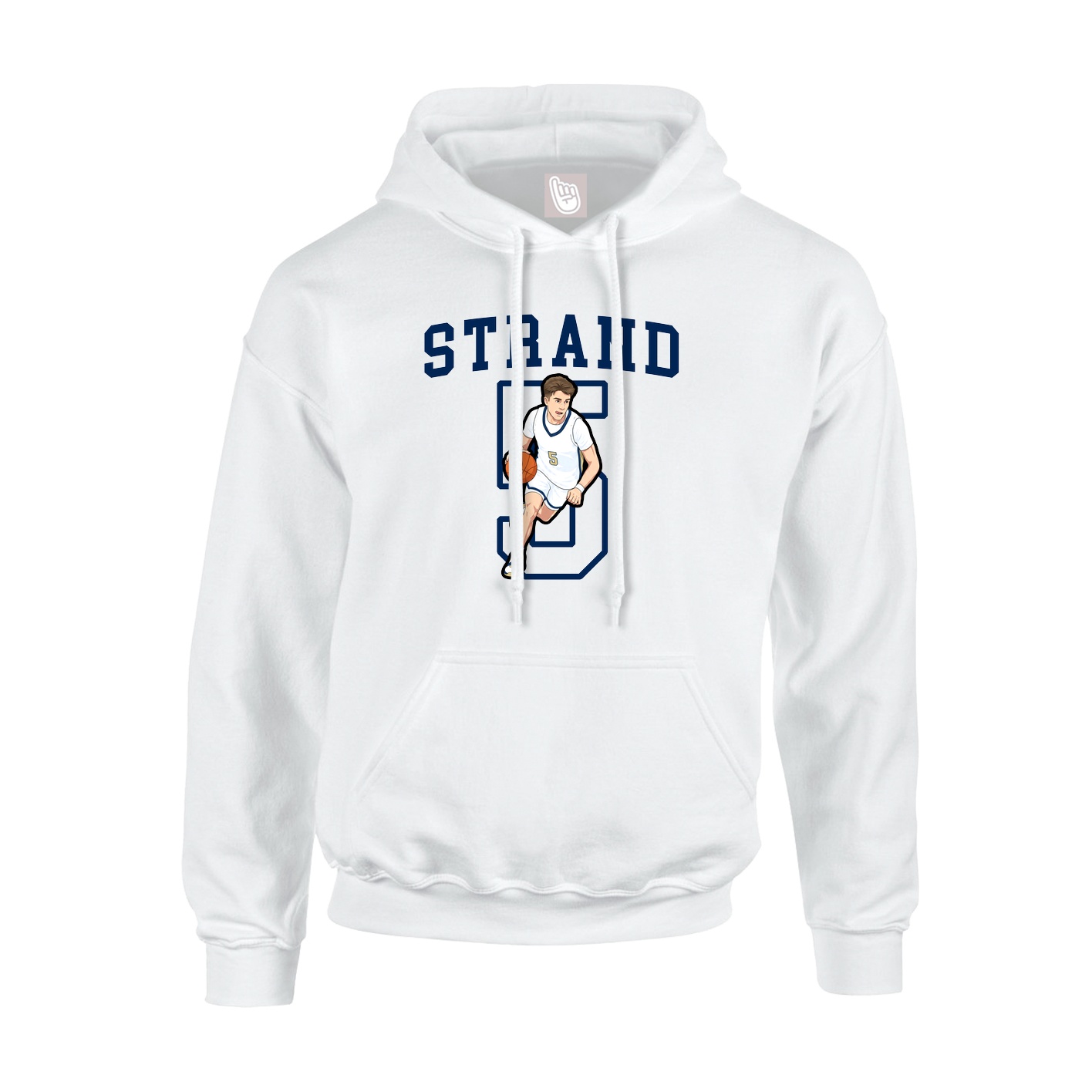 Hoodie — Shirsey in White