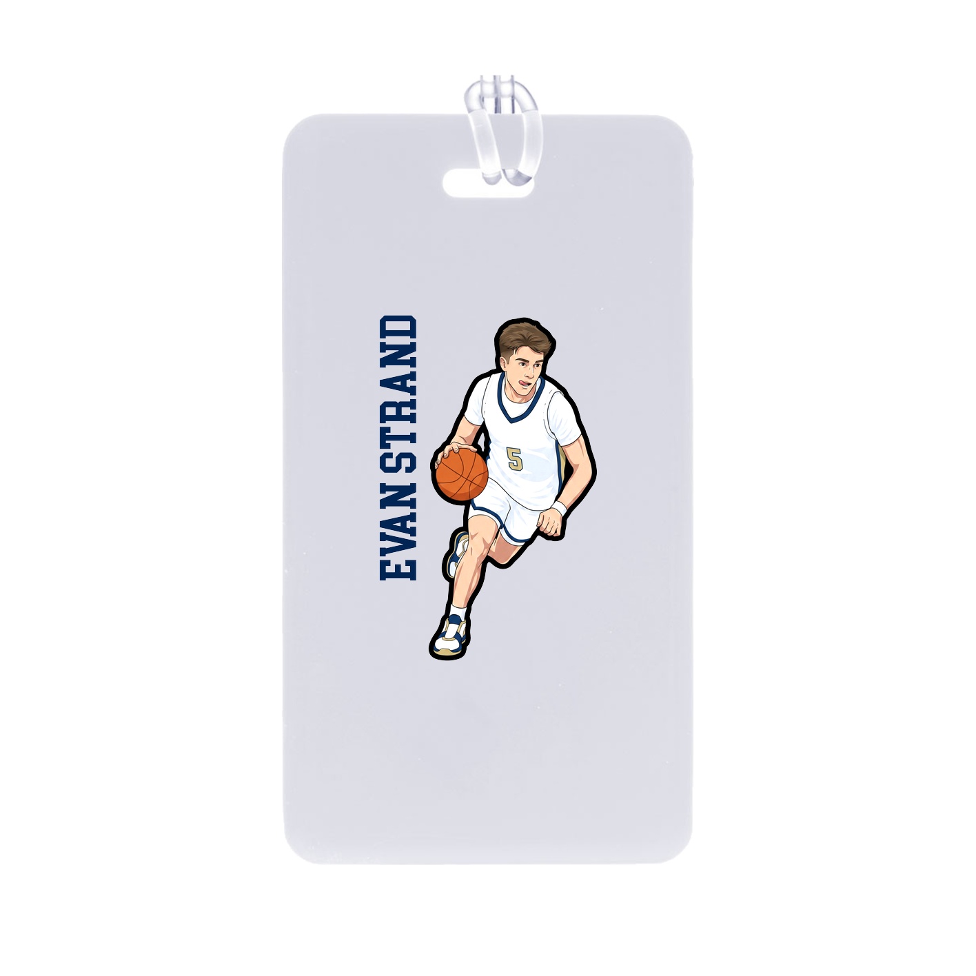Bag Tag — Name Vertical in Classic