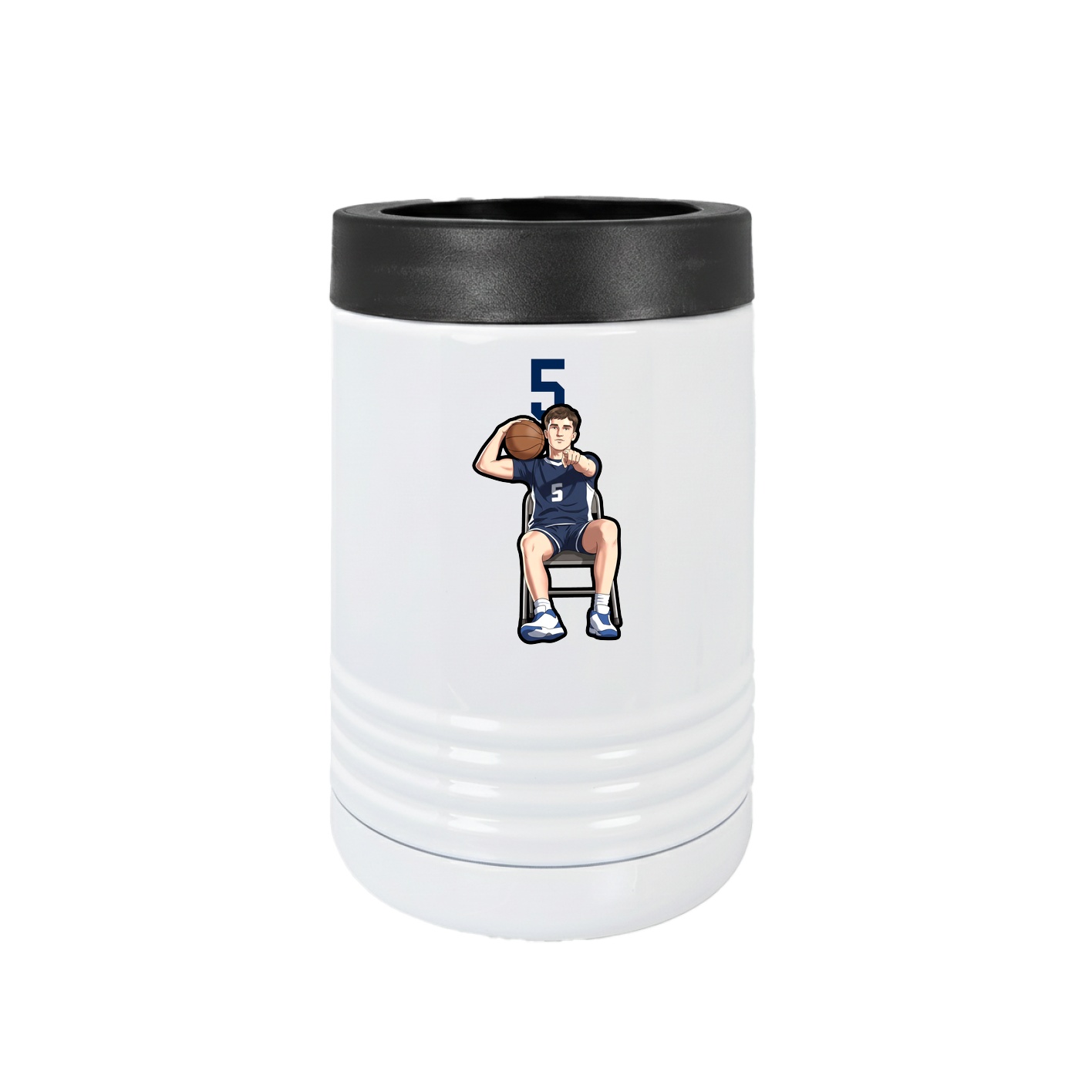 Beverage Holder — Number Top in White