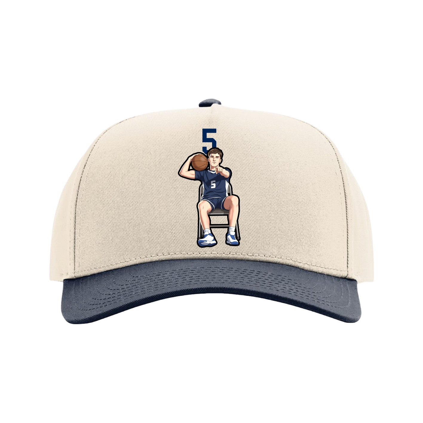 Full Fabric Five-Panel Champ Cap
