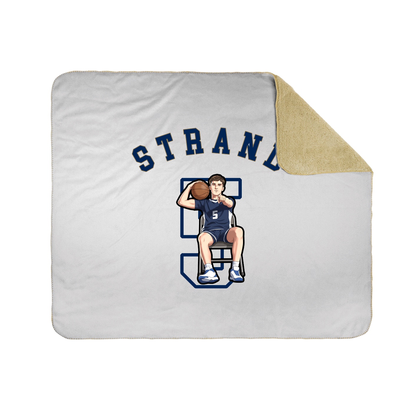 Throw Blanket — Shirsey Arch in White