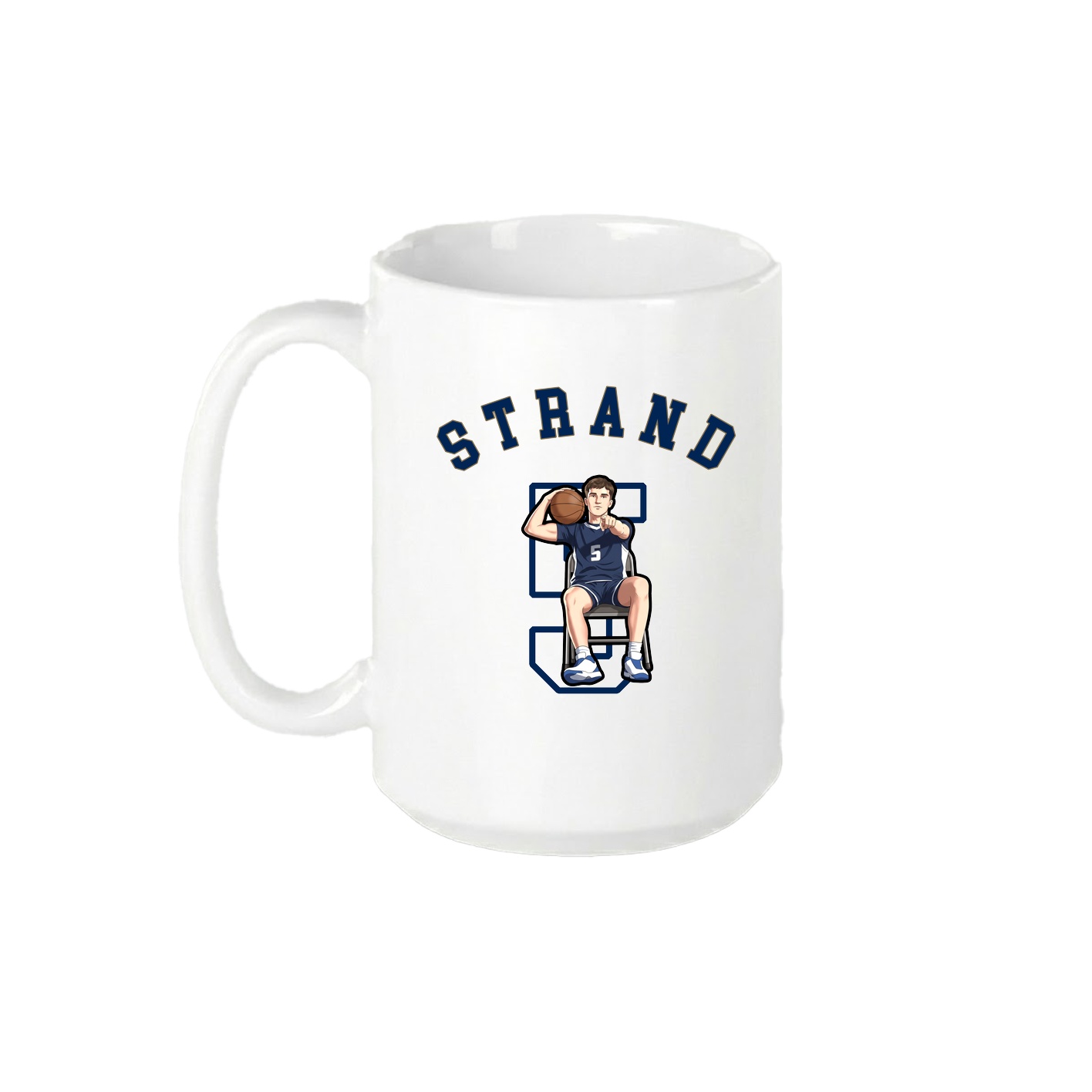 15oz Coffee Mug — Shirsey Arch in White