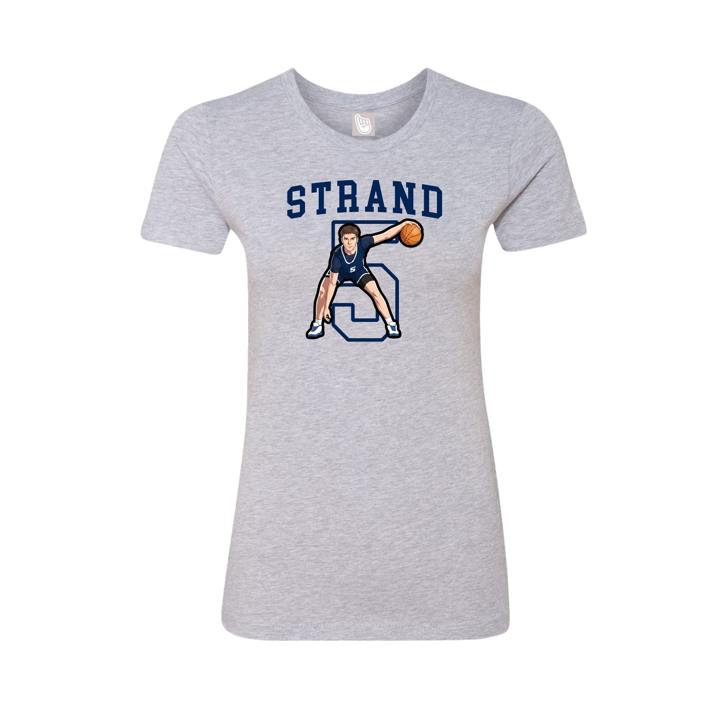 Fitted Women's Tee — Shirsey in Grey