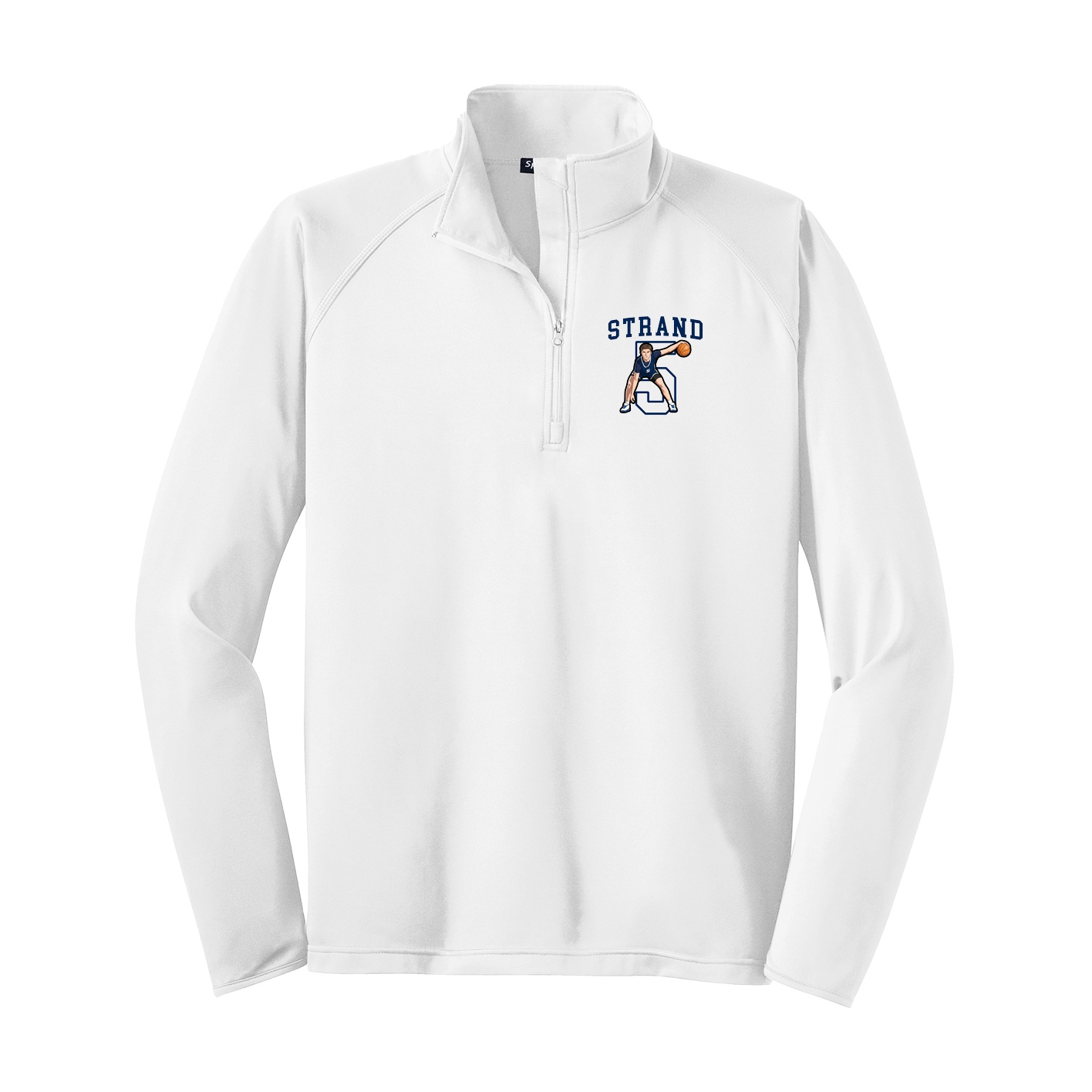 Q-Zip Pullover — Shirsey in White