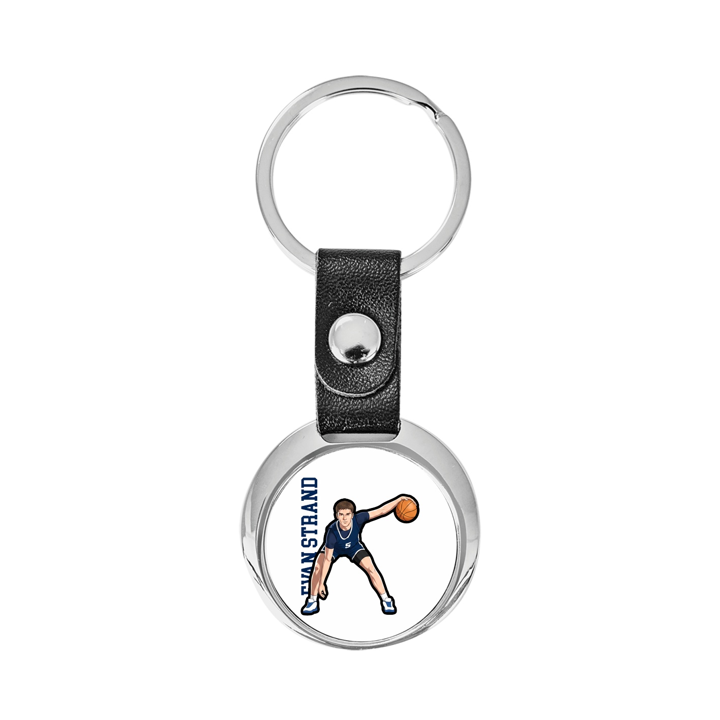 Key Chain — Name Vertical in Classic