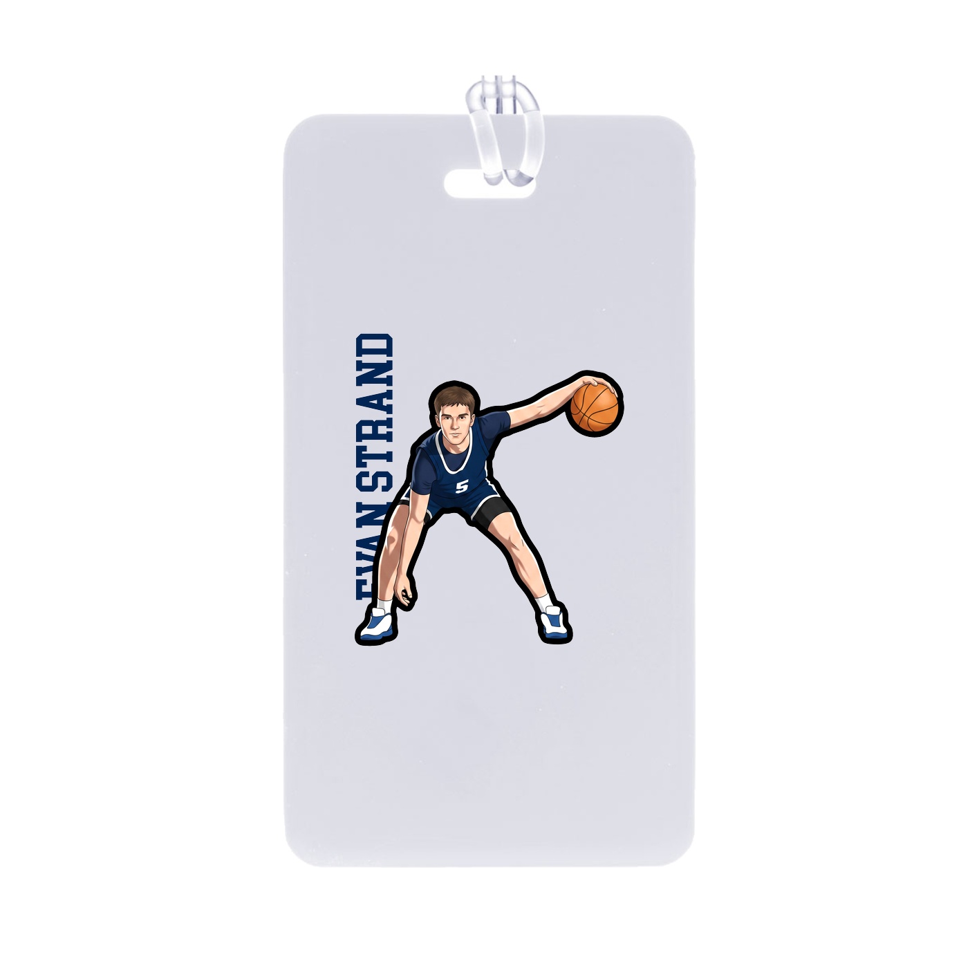 Bag Tag — Name Vertical in Classic