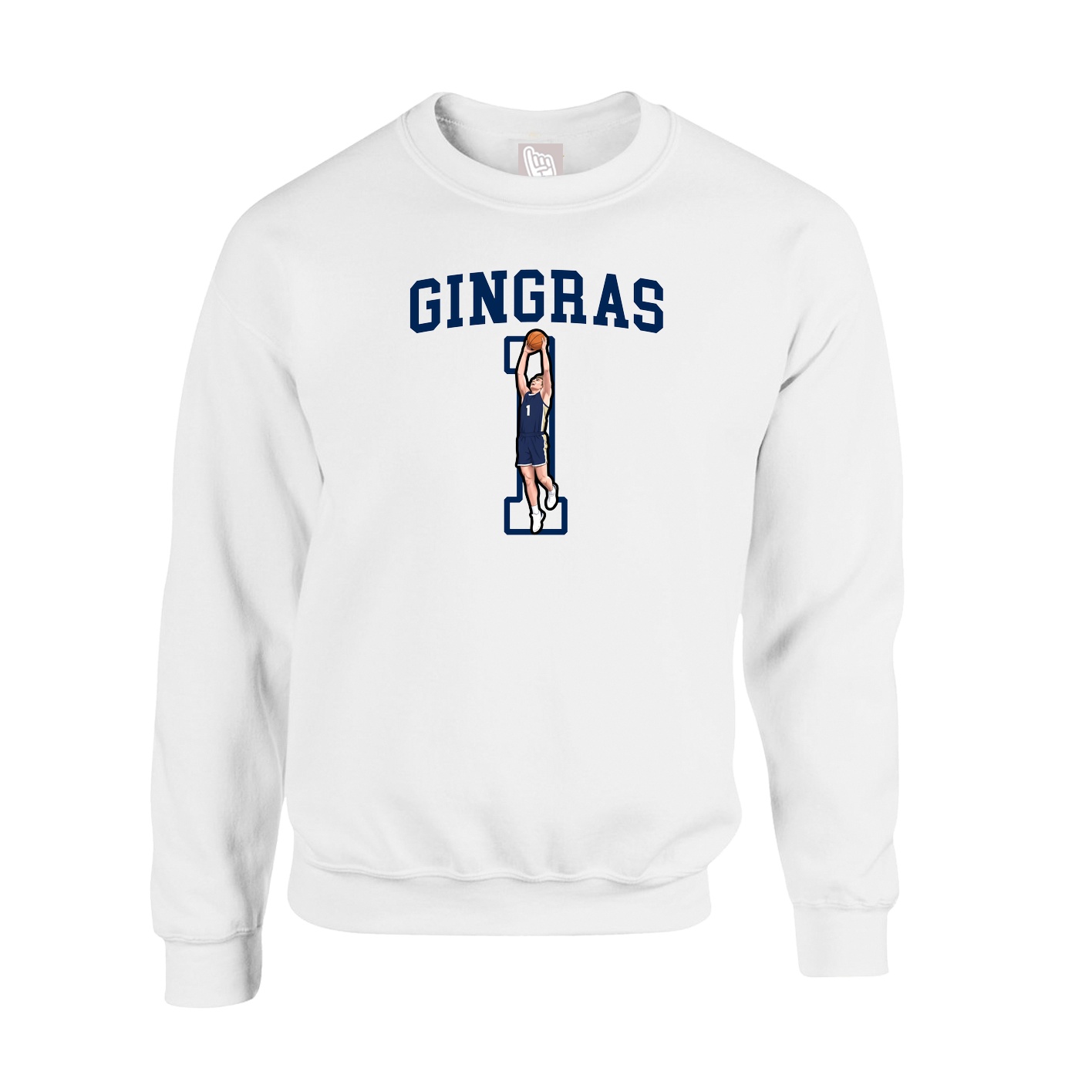 Fleece Crew — Shirsey in White