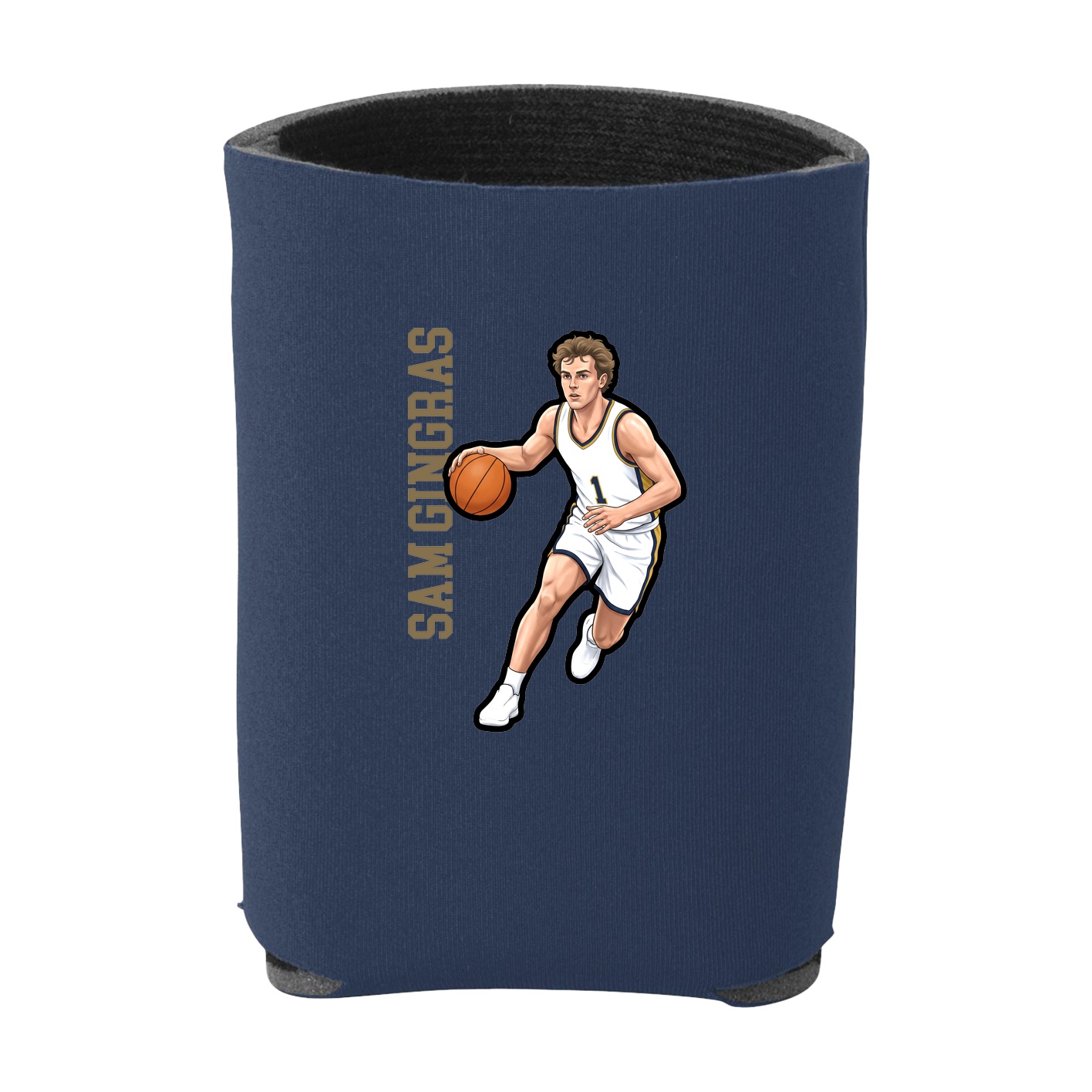 Can Holder — Name Vertical in Navy