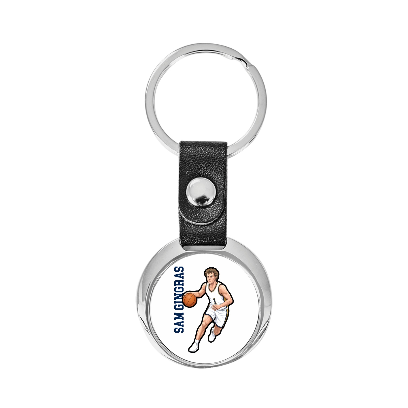 Key Chain — Name Vertical in Classic