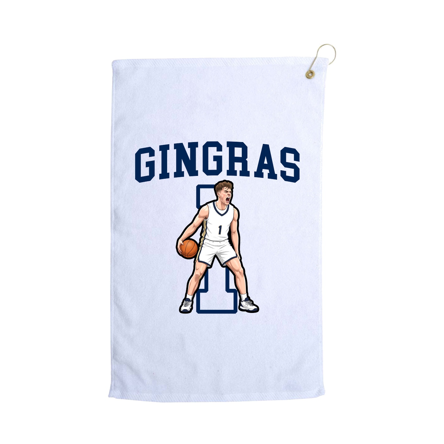Golf Towel — Shirsey in White