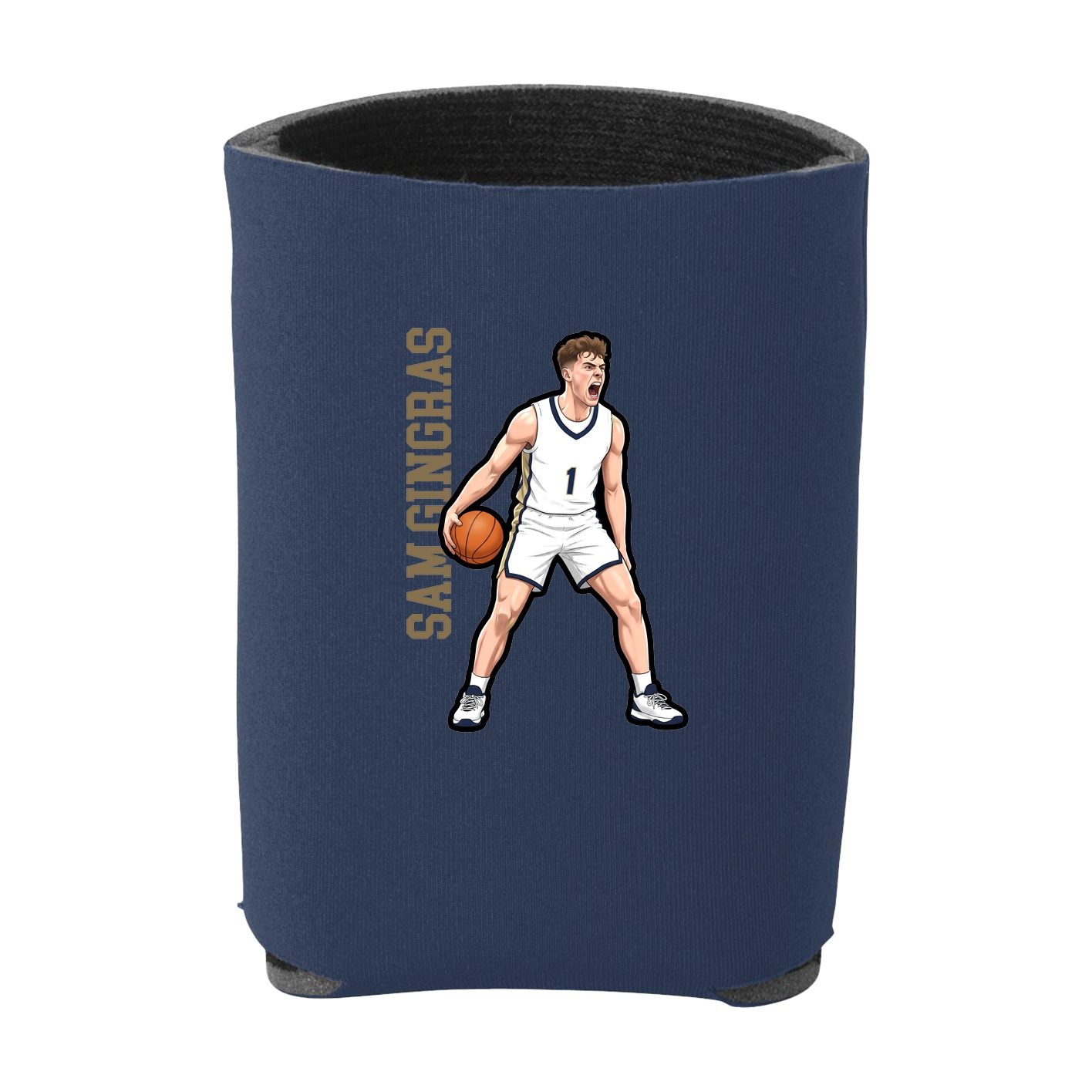 Can Holder — Name Vertical in Navy