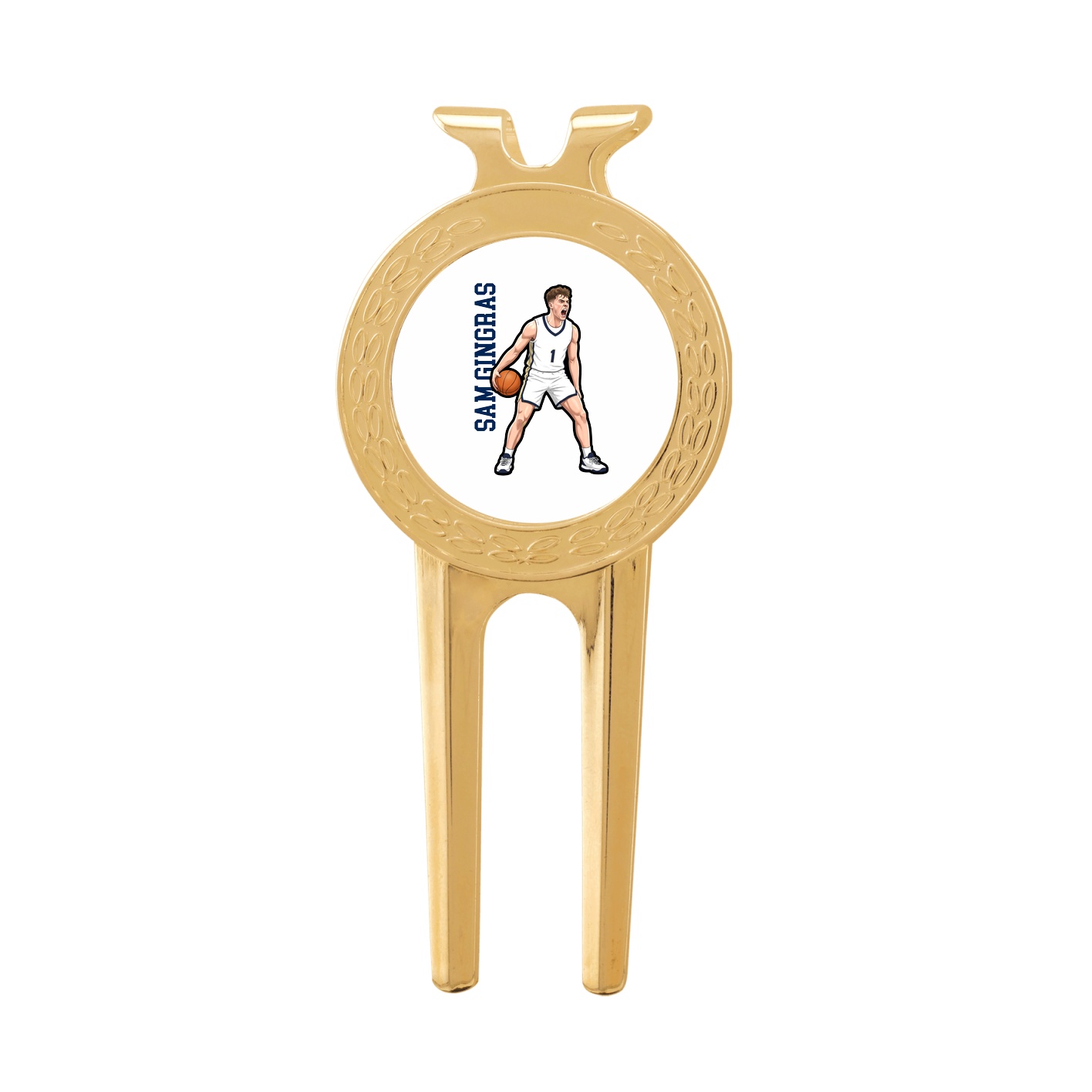 Divot Tool with Ball Marker — Name Vertical in Classic