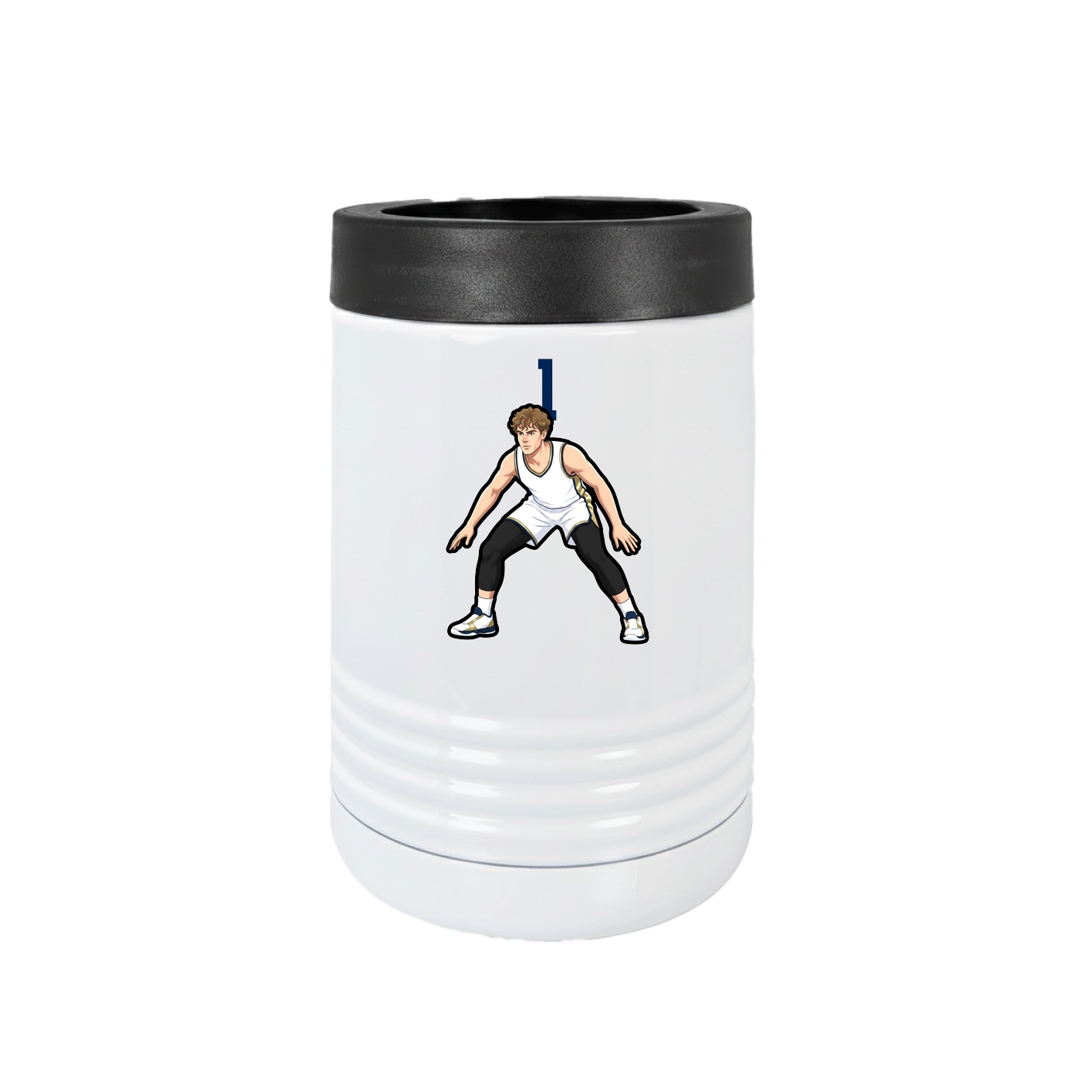 Beverage Holder — Number Top in White