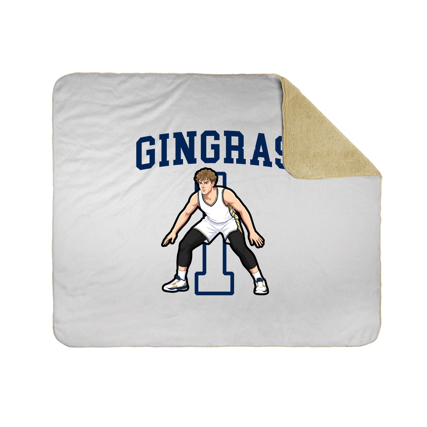 50x60 Sherpa Lined Throw Blanket