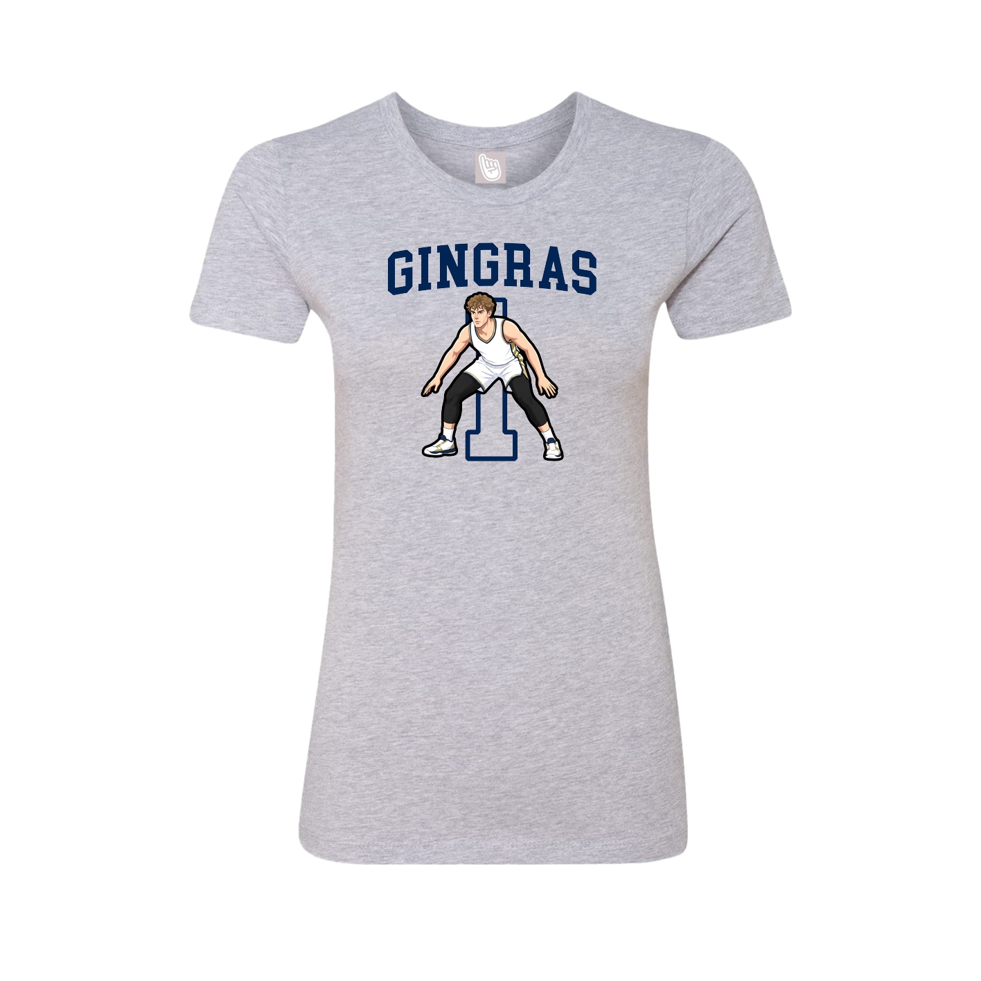 Fitted Women's Tee — Shirsey in Grey