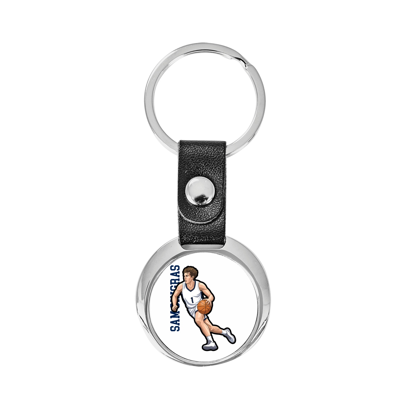 Key Chain — Name Vertical in Classic