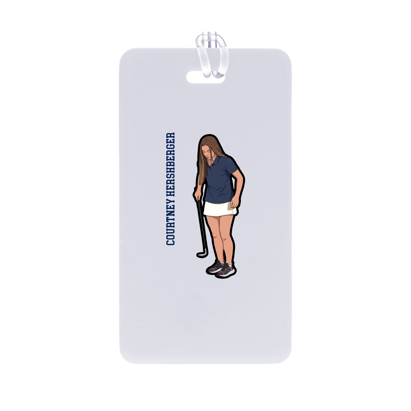 Bag Tag — Name Vertical in Classic