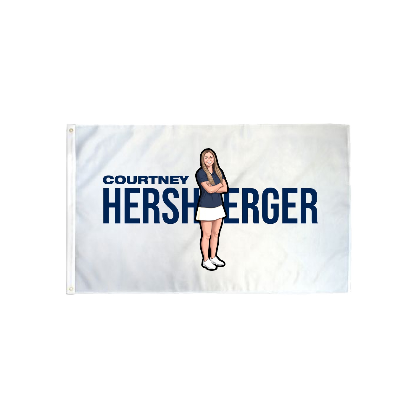 3x5 Flag — Player Name in Classic