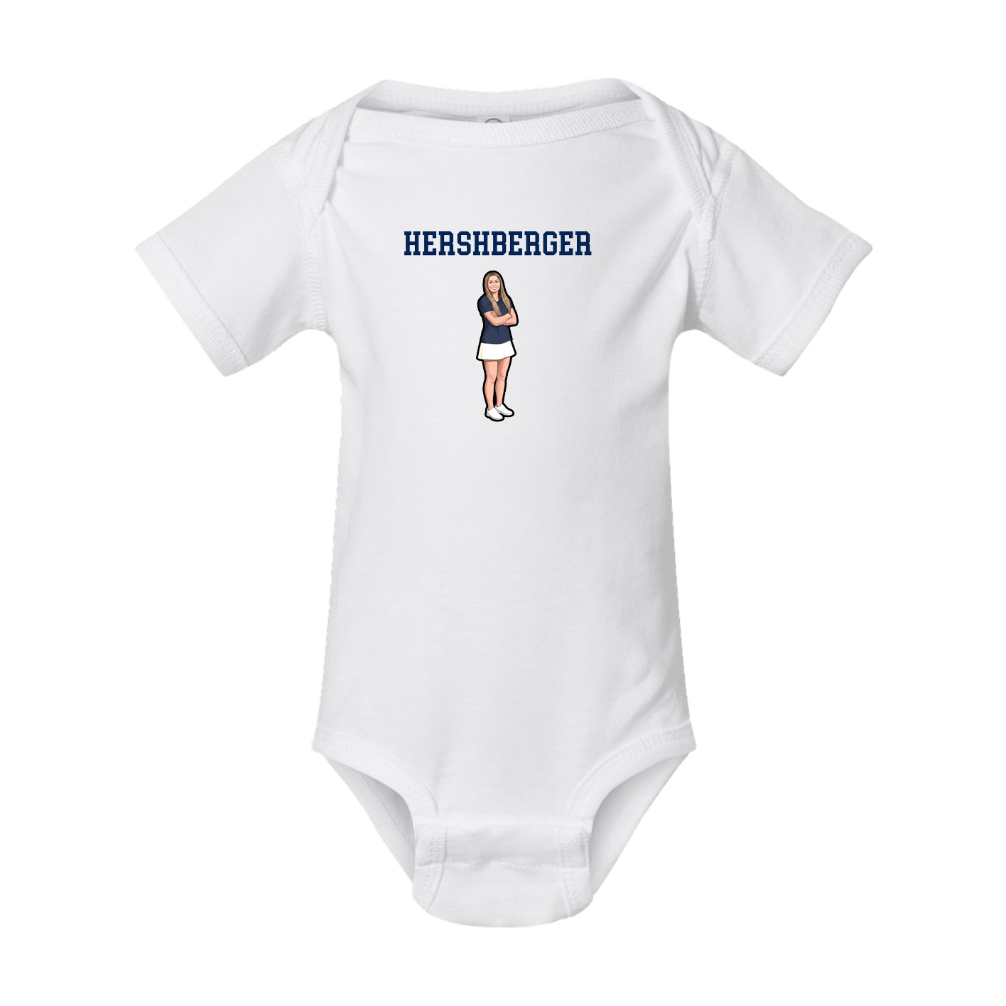 Baby Onesie — Shirsey in White