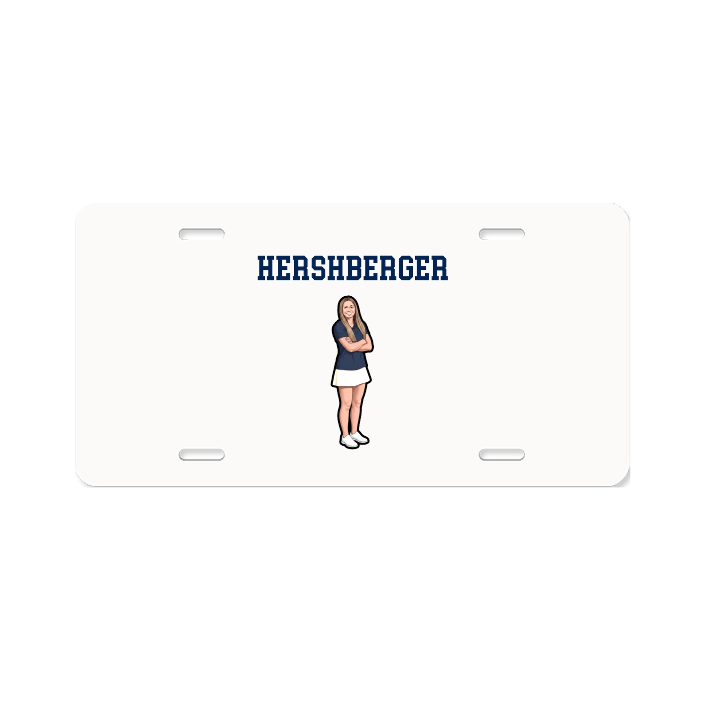 License Plate — Shirsey in Classic