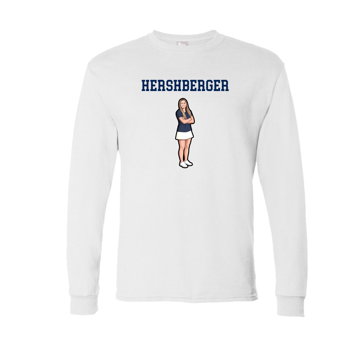 Long Sleeve Tee — Shirsey in White