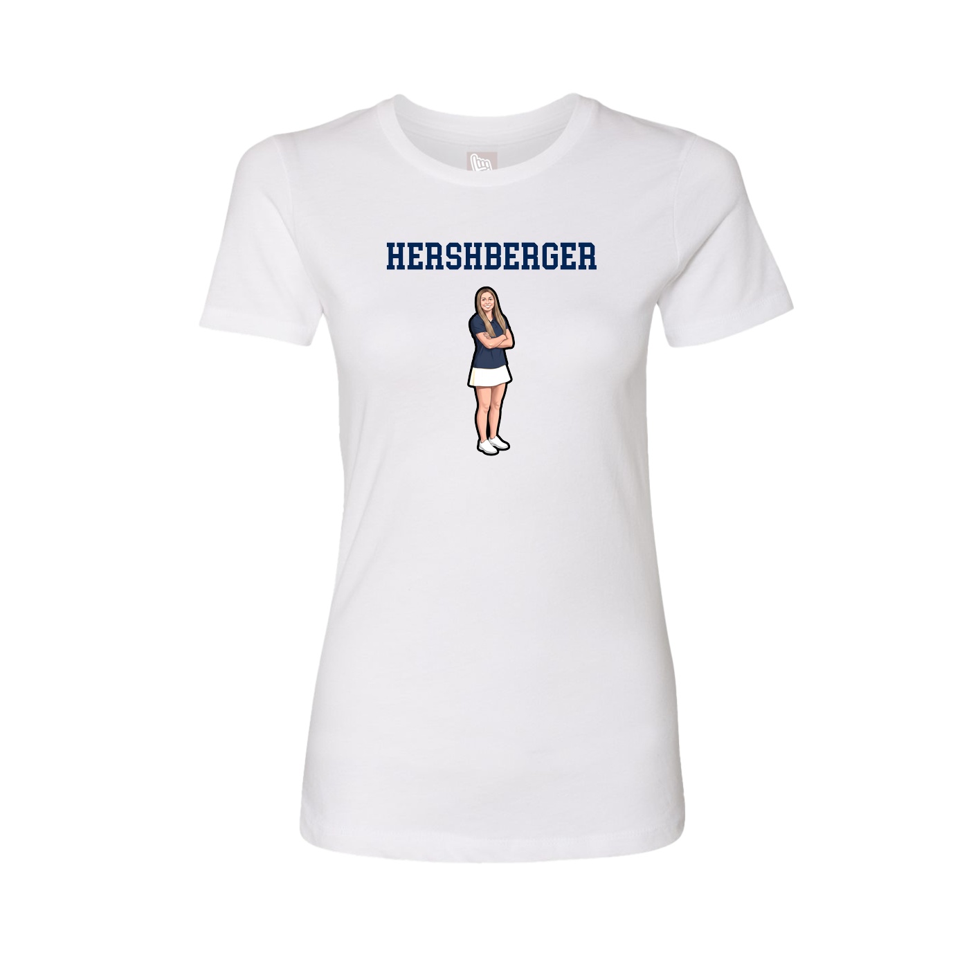 Fitted Women's Tee — Shirsey in White