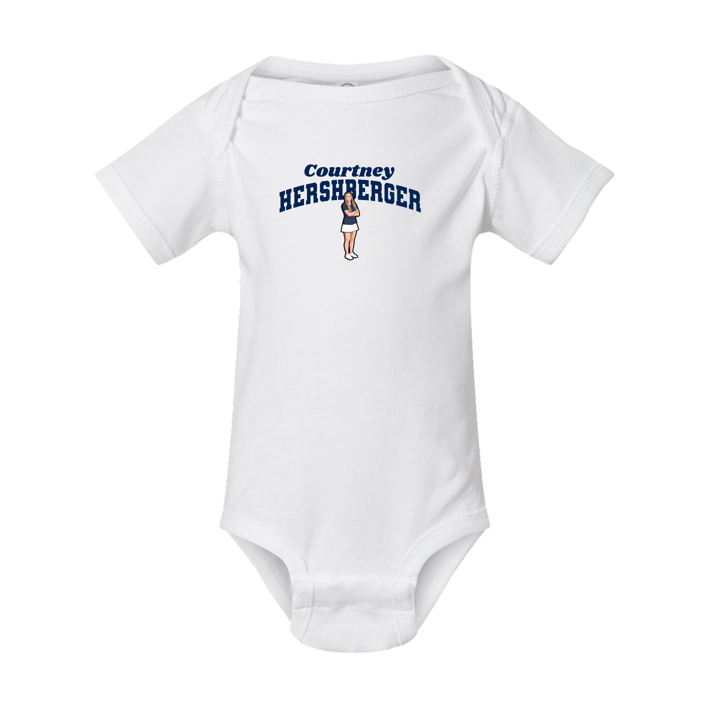Baby Onesie — Signature Arch in White
