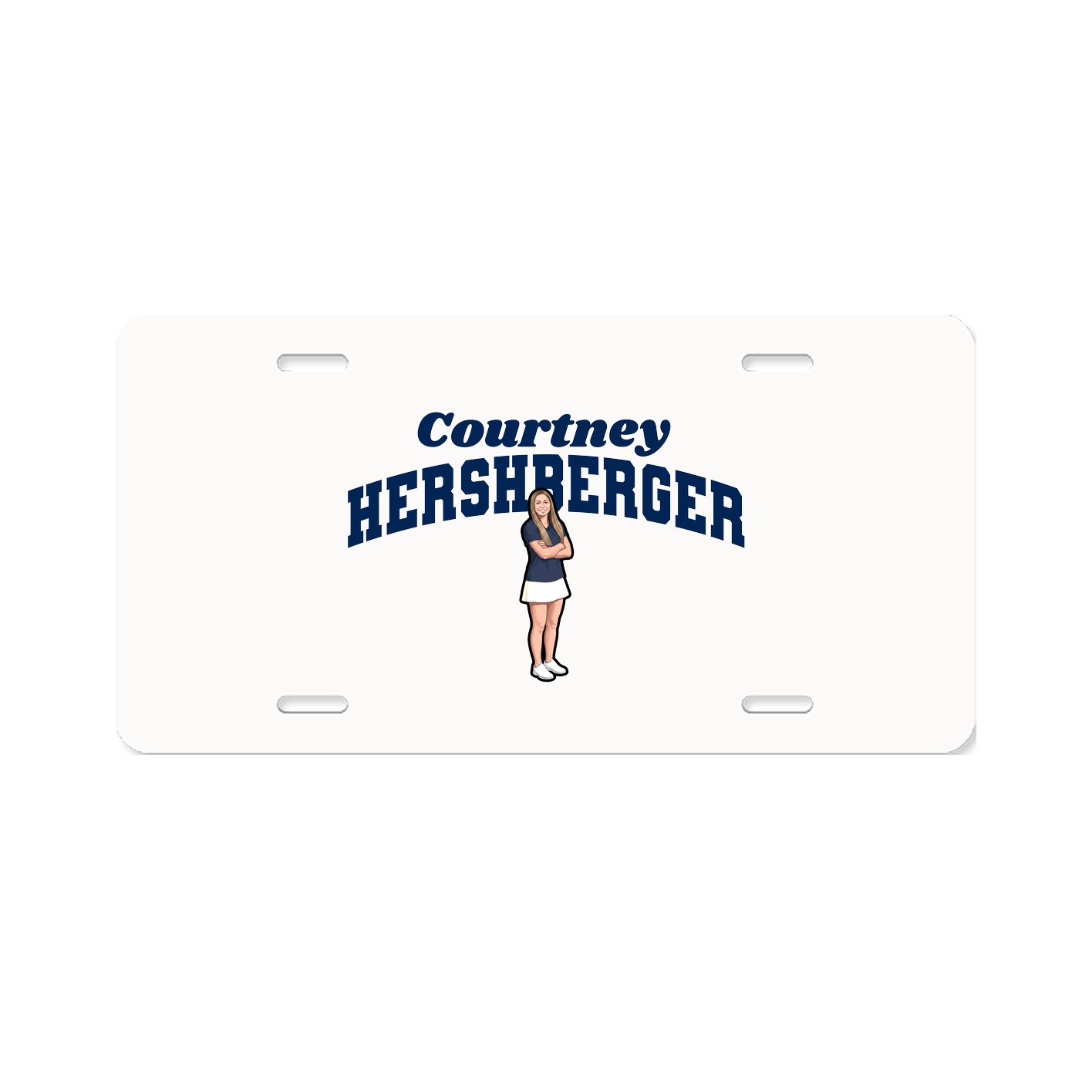 License Plate — Signature Arch in Classic