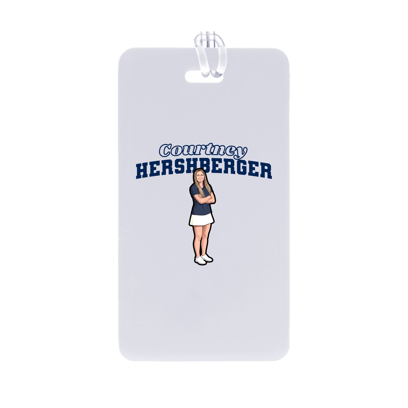 Bag Tag — Name Arch in Classic