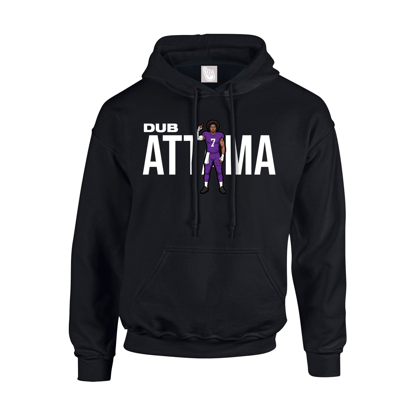 Youth Hoodie — Player Name in Black