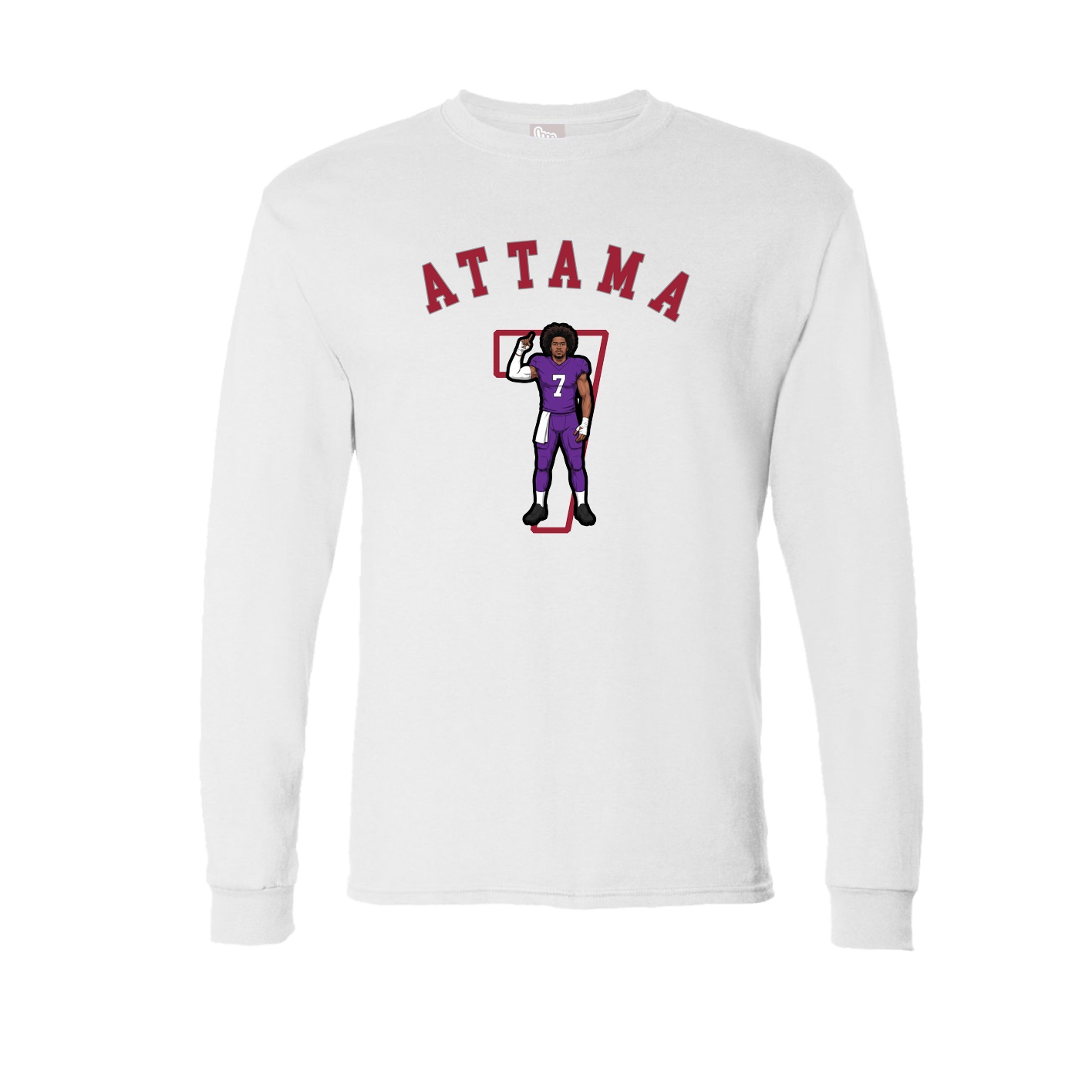 Long Sleeve Tee — Shirsey Arch in White