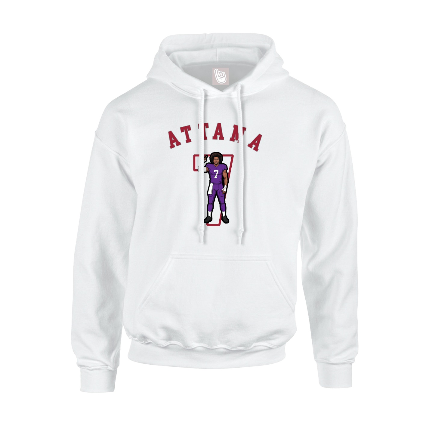 Youth Hoodie — Shirsey Arch in White